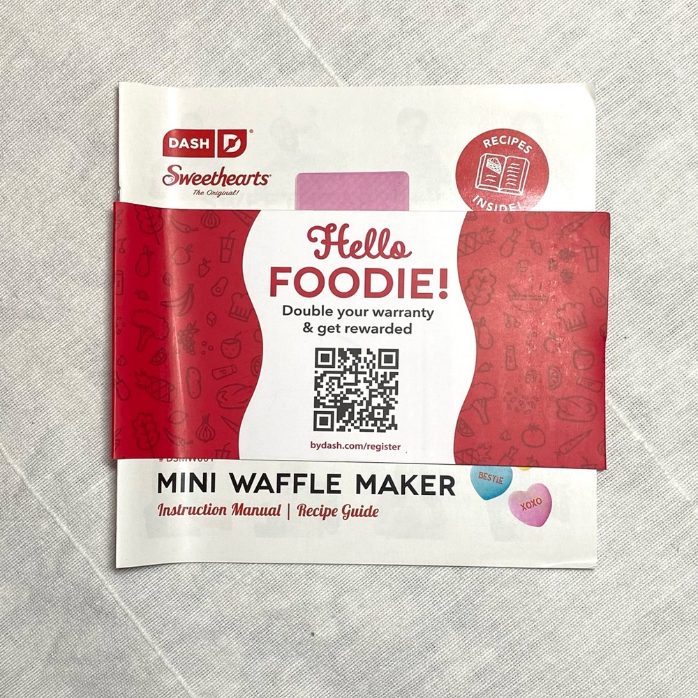 Dash Sweethearts Mini Waffle Maker | Win their heart with mini waffles - Picture 10 of 11